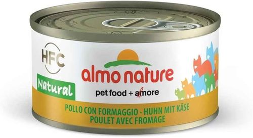 Almo nature hfc natural gatto adult pollo con formaggio