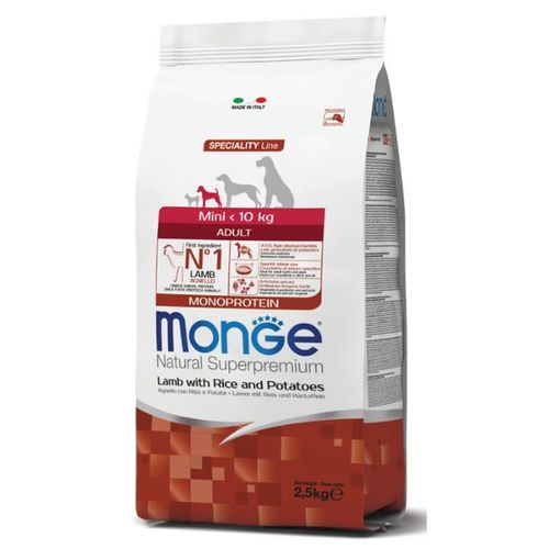 Monge cane adult all breeds agnello riso e patate