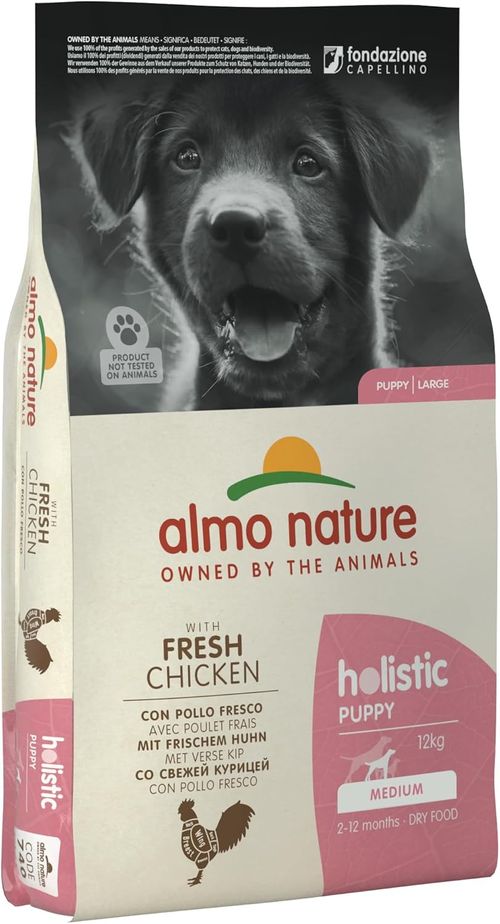 Almo nature holistic puppy medium con pollo e riso