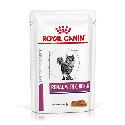 Royal canin gatto renal pollo 12 buste