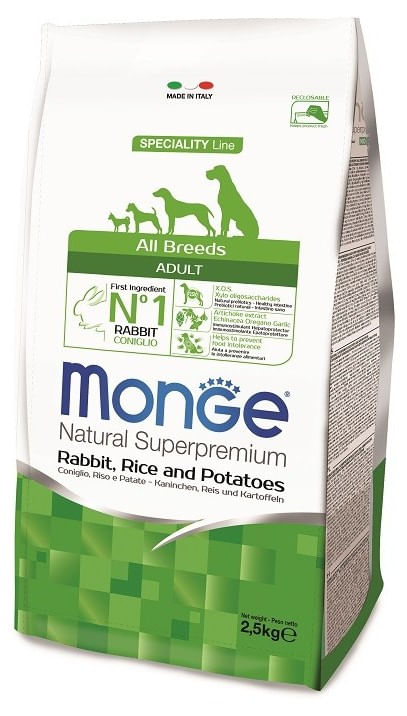 Monge gatto adult monoprotein coniglio