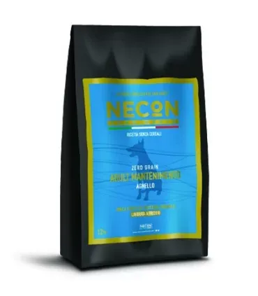 Necon zero grain cane mantenimento con agnello piselli e favetta