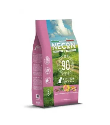 Necon natural wellness kitten maiale e riso