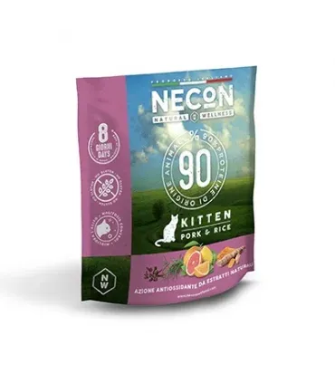 Necon natural wellness kitten maiale e riso