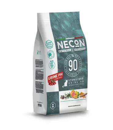 Necon natural wellness gatto adult sterilizzato urine ph pesce e riso