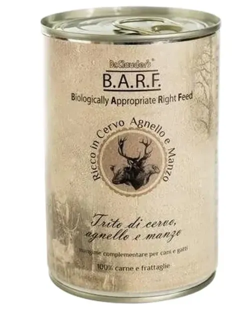 Dr.Clauder's Barf trito di cervo agnello e manzo