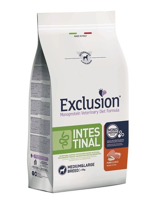 Exclusion diet formula intestinal maiale e riso medium large