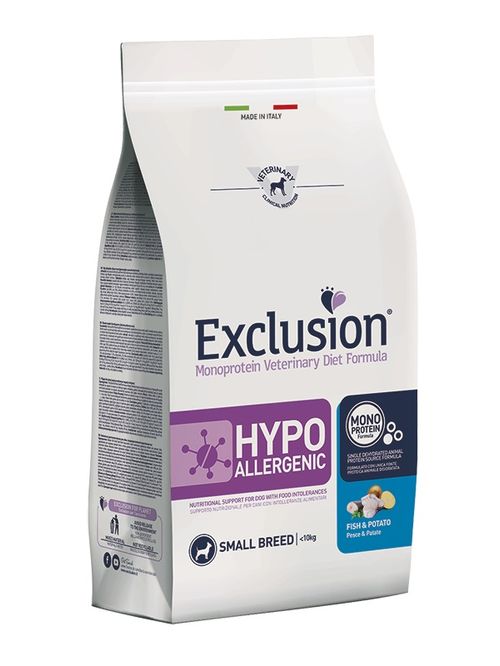 Exclusion diet formula hypoallergenic pesce e patate small