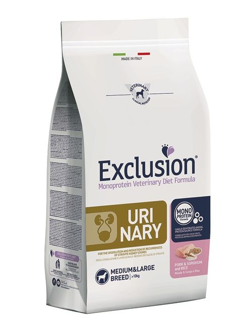 Exclusion diet formula urinary maiale e riso medium large