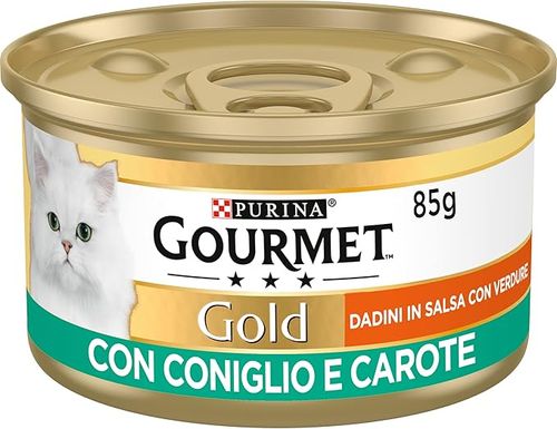Gourmet gold dadini con coniglio e carote