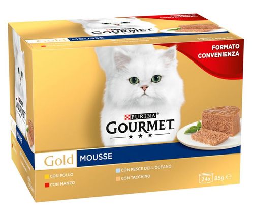 Gourmet gold mix mousse