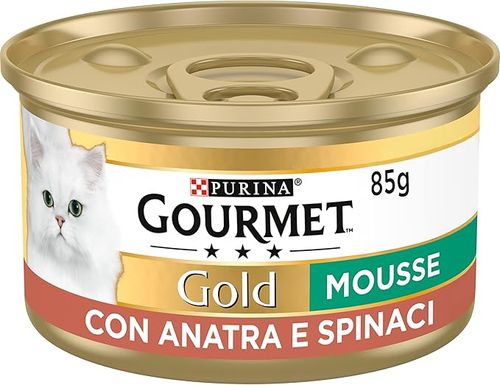 Gourmet gold mousse con anatra e spinaci