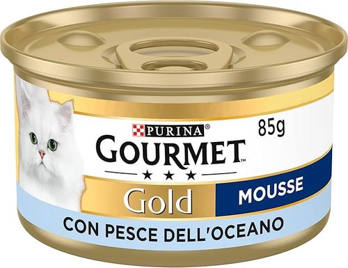 Gourmet gold mousse con pesce dell'oceano
