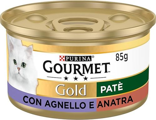 Gourmet gold pate con agnello e deliziosa anatra