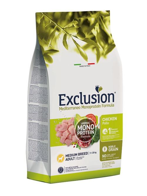 Exclusion mediterraneo adult medium breed pollo