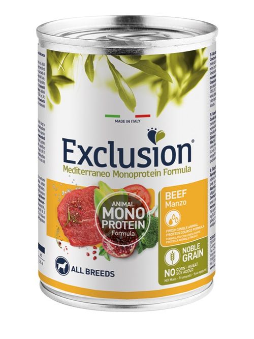 Exclusion mediterraneo adult manzo