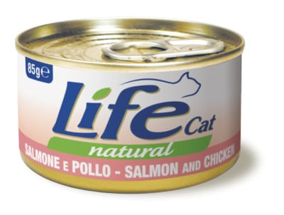 Life cat natural salmone e pollo