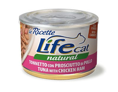 Life cat natural tonnetto con prosciutto di pollo