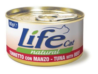 Life cat natural tonnetto con manzo