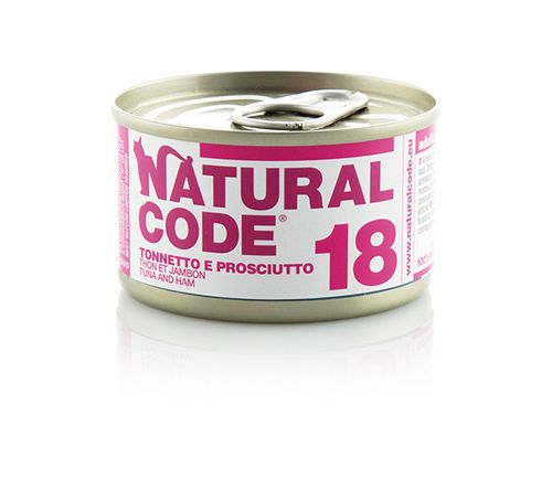 Natural code 18 gatto sgombro e prosciutto