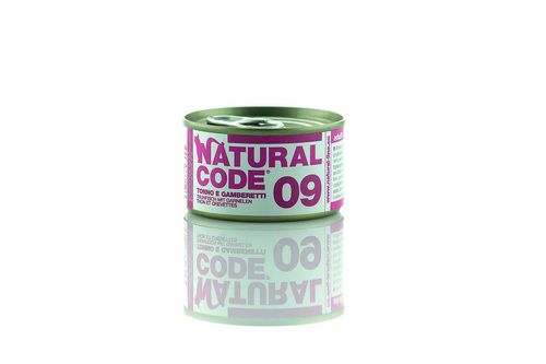 Natural code 09 gatto tonno e gamberetti