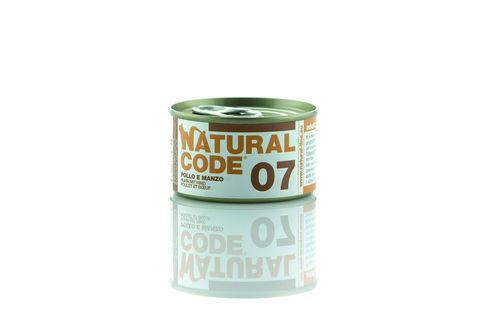 Natural code 07 gatto pollo e manzo