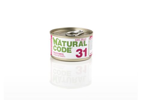 Natural code 31 gatto pollo e carote soft jelly