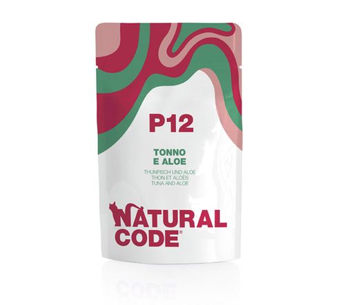 Natural code P12 gatto tonno e aloe