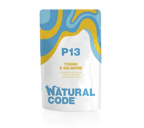 Natural code P13 gatto tonno e salmone