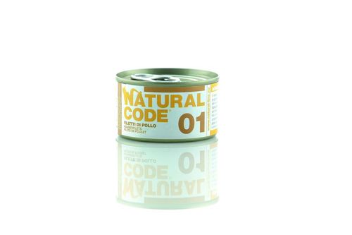 Natural code 01 gatto filetti di pollo