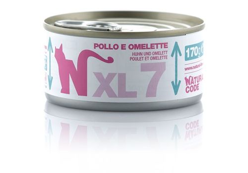 Natural code xl 7 gatto pollo e omelette