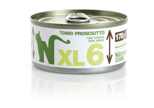 Natural code xl 6 gatto tonno e prosciutto