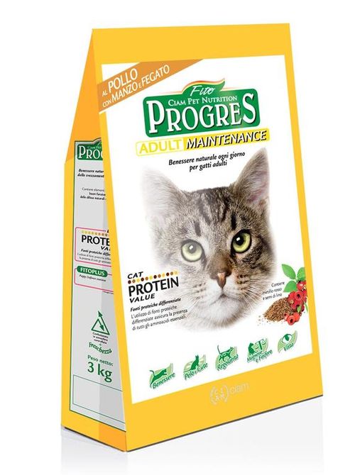 Fito progres gatto adult mantenimento manzo e fegato
