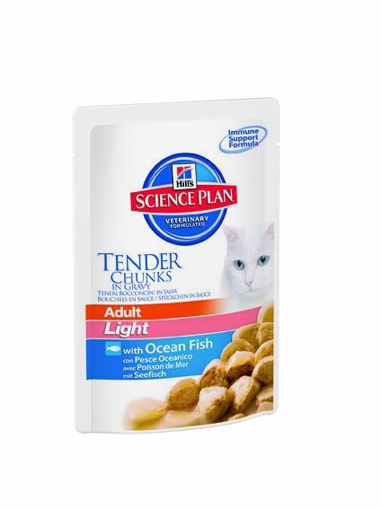 Hill's adult feline light pesce bst