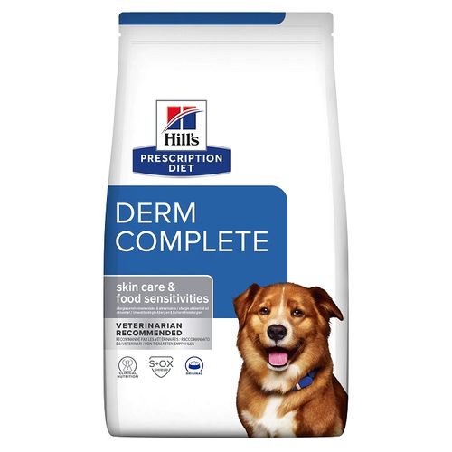 Hill's cane derm complete skin care & food sensitivities