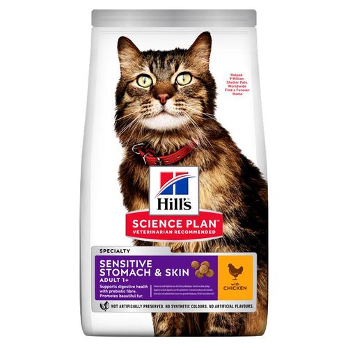 Hill's Science Plan Adult Sensitive Stomach & Skin gatto pollo