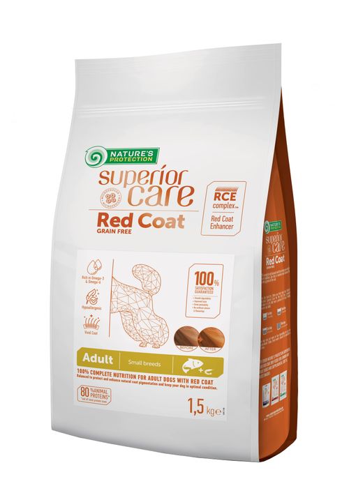 Nature's Protection Superior Care red coat small salmone