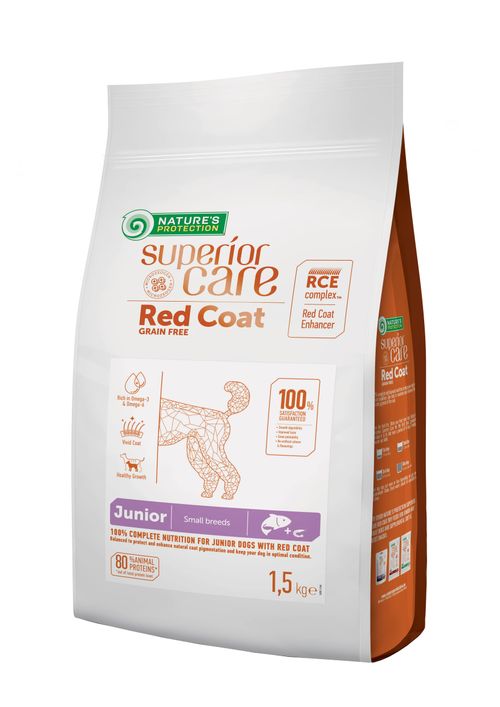 Nature's Protection Superior Care junior red coat small