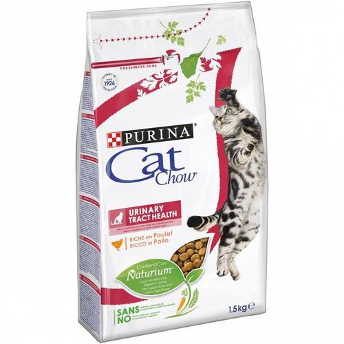 Purina cat chow urinary tract health gatto adult pollo