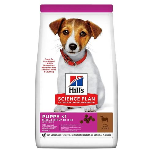 Hill's Science Plan PUPPY SMALL & MINI con AGNELLO E RISO