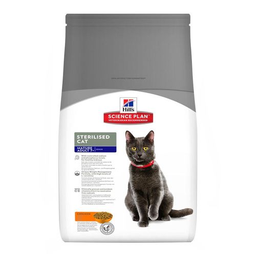 Hill's Science Plan gatto Mature Adult 7+ Sterilised Al Pollo