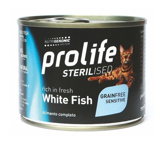 Prolife - Per Gatti Sterilised Grain Free Sensitive Pesce