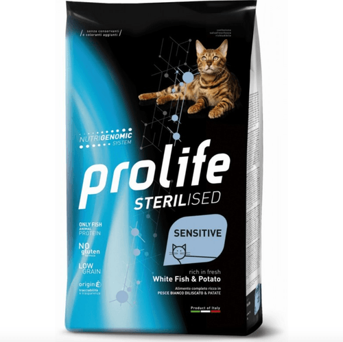 Prolife - Per Gatti ST GF SENS  Pesce Bianco & Patate