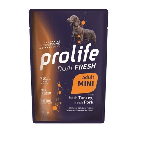 Prolife - Per Cani W Busta Dual Fresh Tacchino & Maiale