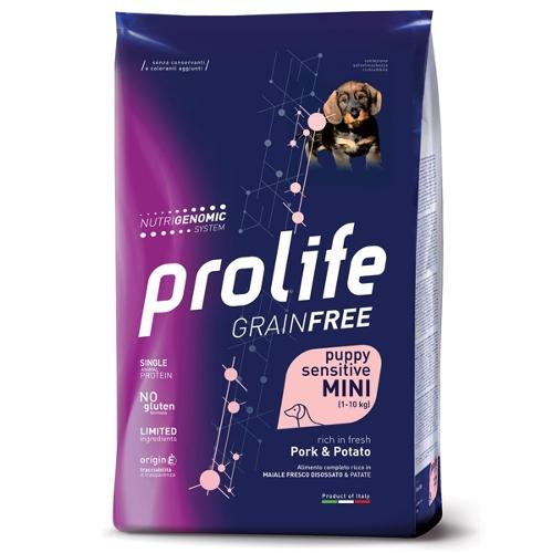 Prolife - Per Cani Grain Free Sensitive Puppy Maiale & Patate Mini
