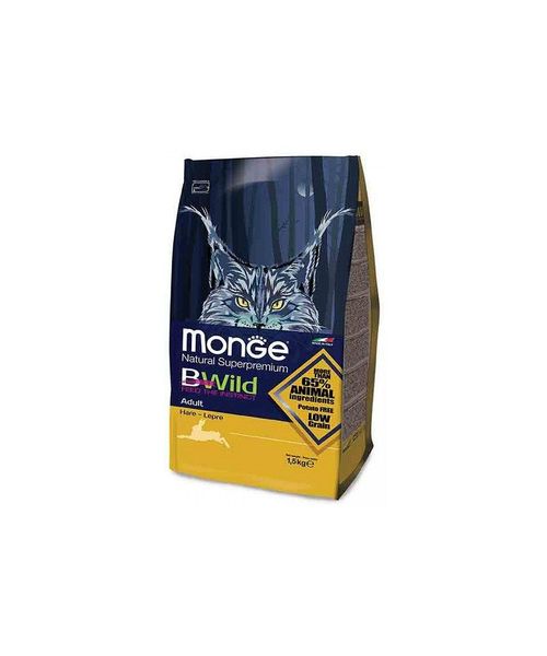 MONGE Bwild per Gatto Adult con Lepre