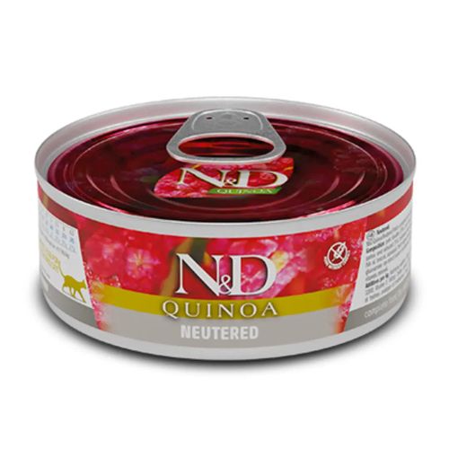Umido N&D Quinoa Pork gatto sterilizzato