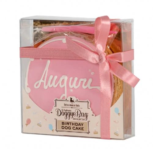 DoggyeBag Birthday Dog Cake rosa