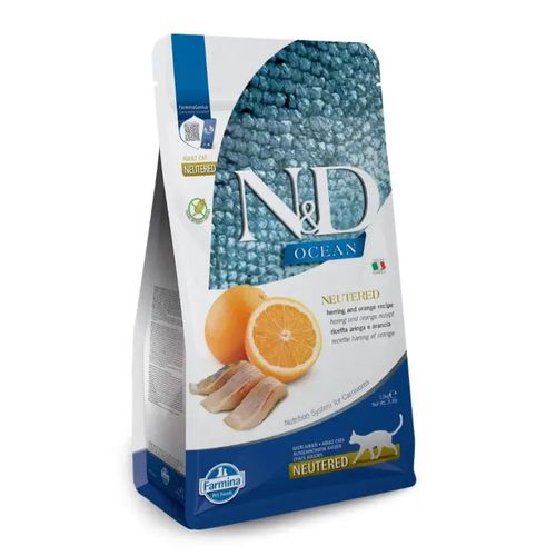 Farmina N&D Ocean Aringa & Arancia gatto sterilizzato